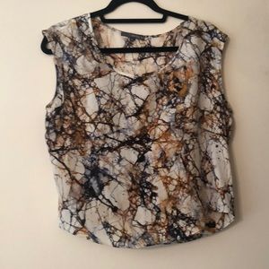 Cap-sleeve Mid-Crop Top